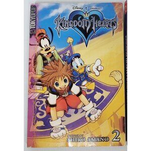 Kingdom Hearts 2 Disney Squaresoft Shiro Amano PB Tokyopop Books